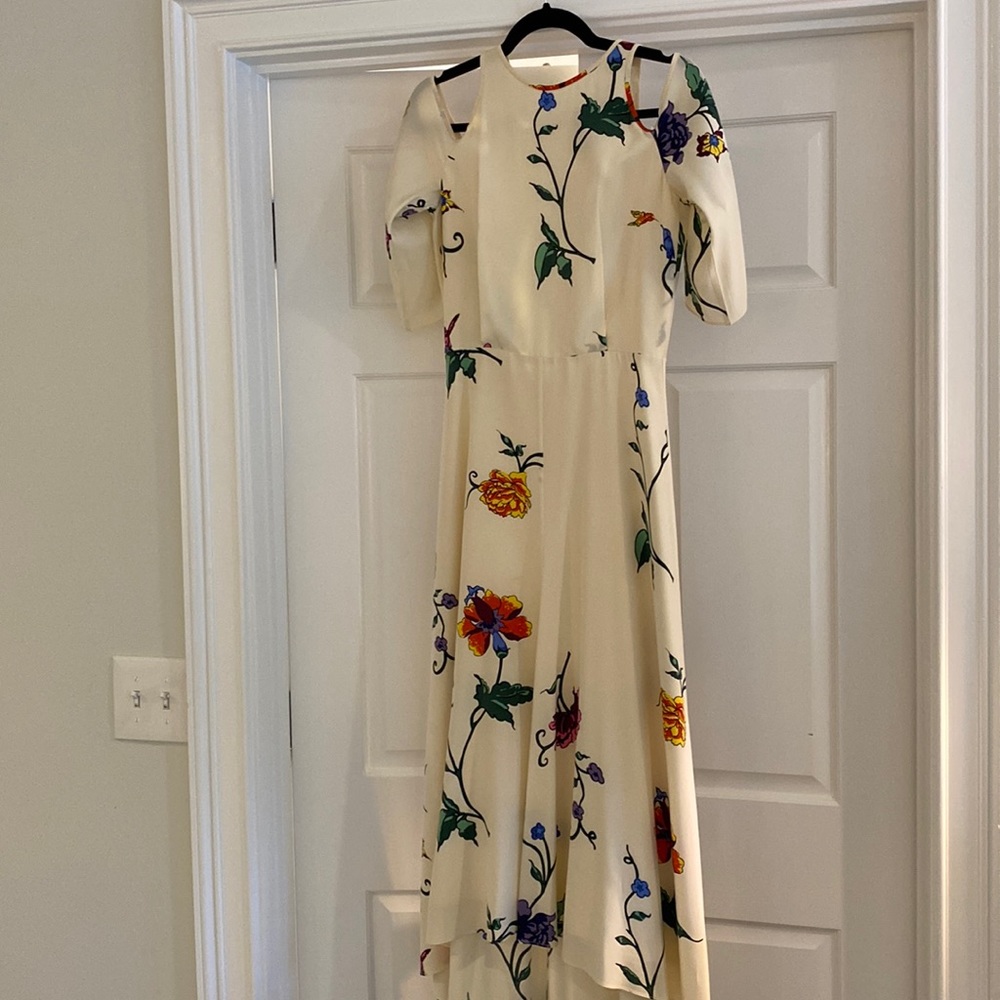Tibi floral dress